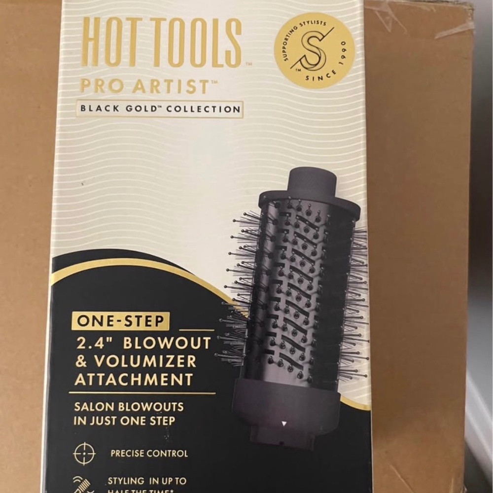 Hot Tools Pro Artist Black Gold Detachable 2.4" Blowout & Volumizer Attachment